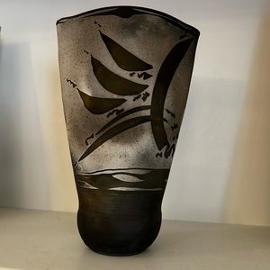 Scott Lindberg Raku Vase